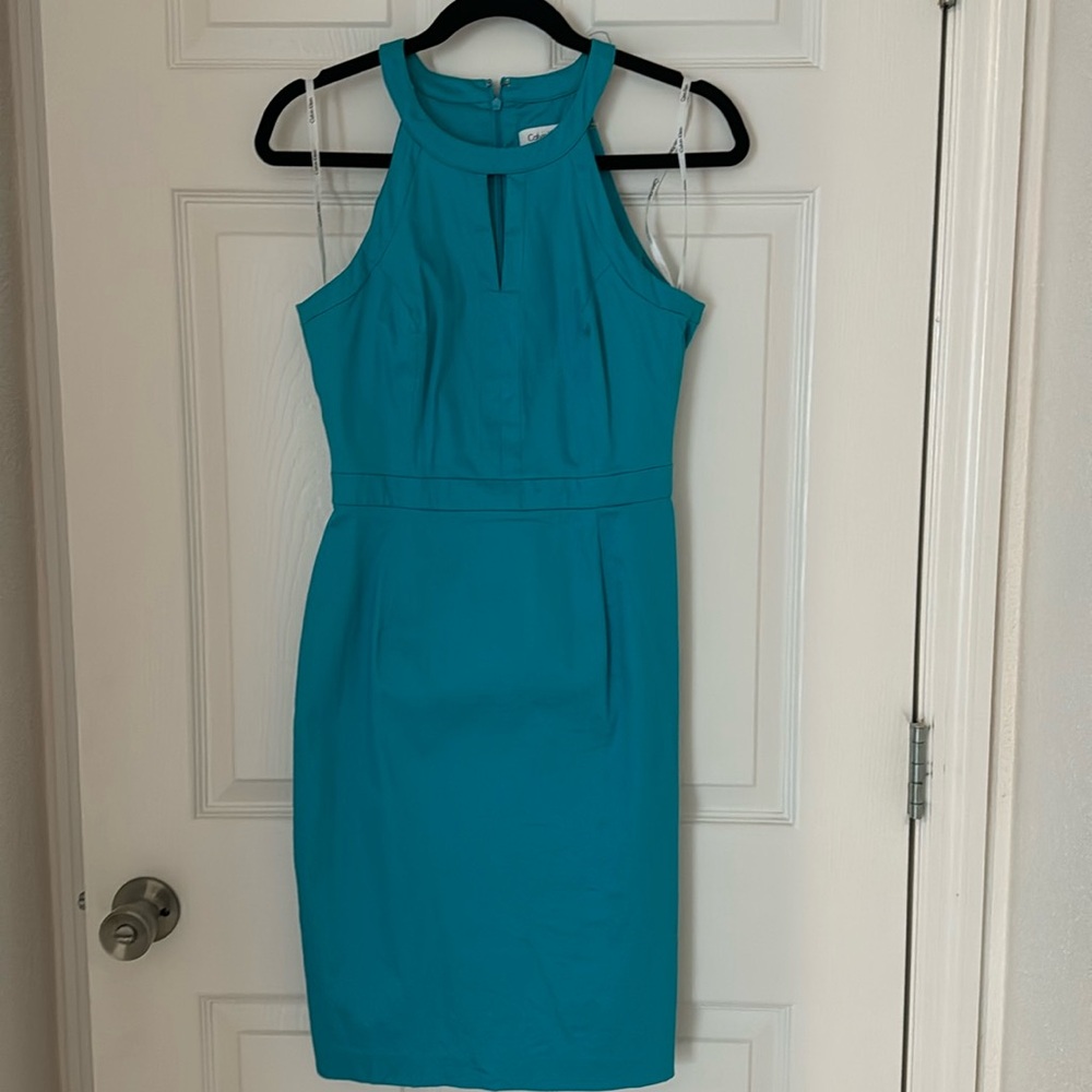 Calvin Klein cocktail dress.